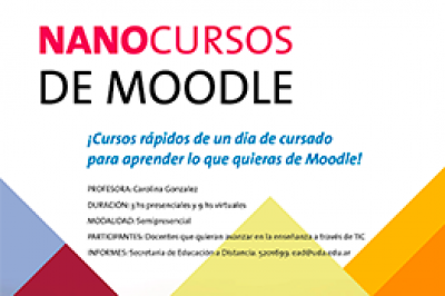 Nanocursos de Moodle 2018