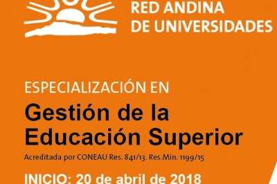 Especialización en Gestión de la Educación Superior