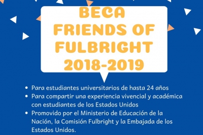 ¿Querés estudiar en EE.UU.? Informate sobre la beca Friends of Fulbright