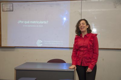 Visita del Consejo Profesional de Ciencias Económicas de Mendoza a los alumnos de la Facultad