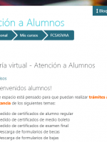 Atención Alumnos