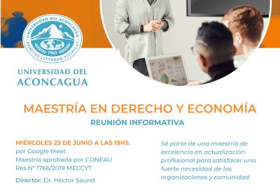 Reunión Informativa Maestría en Derecho y Economía