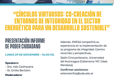 Círculos Virtuosos: Co-creación de entornos de integridad en el sector energético para un desarrollo sostenible