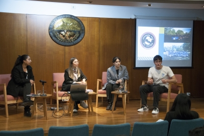Jóvenes por el Clima Mendoza visitó la Universidad y firmó un convenio de cooperación