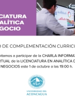 Abrieron las inscripciones a la Licenciatura en Analítica de Negocios para comenzar en abril de 2027