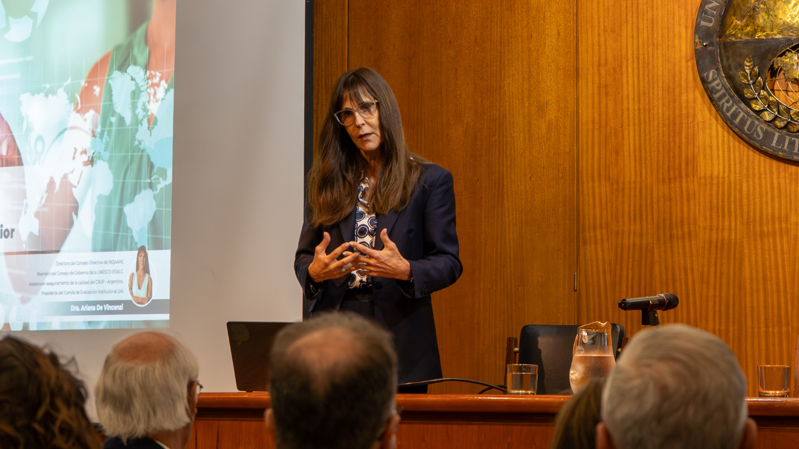 La Dra. Ariana De Vincenzi visitó la Universidad del Aconcagua